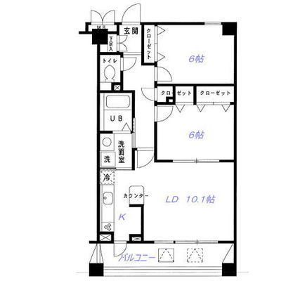 東京都葛飾区東金町２丁目 賃貸マンション 2LDK