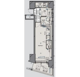 東京都荒川区西日暮里２丁目 賃貸マンション 1R