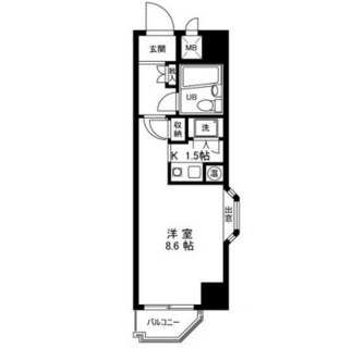 東京都足立区東和２丁目 賃貸マンション 1K