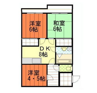 東京都足立区中川１丁目 賃貸マンション 3DK