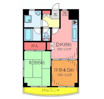 東京都足立区中川４丁目 賃貸マンション 2DK