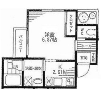 東京都荒川区西日暮里６丁目 賃貸マンション 1K