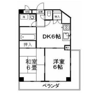 東京都荒川区荒川３丁目 賃貸マンション 2DK