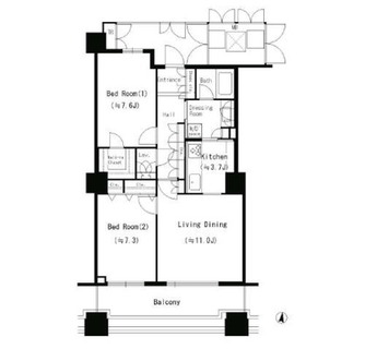 東京都葛飾区金町６丁目 賃貸マンション 2LDK