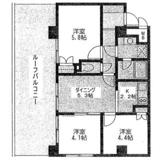 東京都荒川区東日暮里３丁目 賃貸マンション 3DK