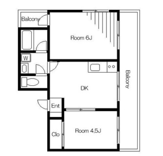 東京都足立区千住仲町 賃貸マンション 2DK