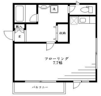 東京都台東区三ノ輪２丁目 賃貸マンション 1R