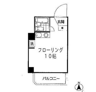 東京都台東区根岸２丁目 賃貸マンション 1R