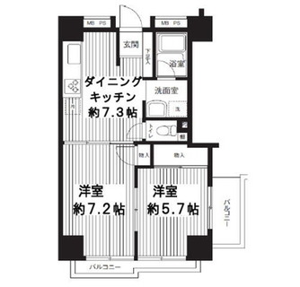 東京都荒川区西日暮里１丁目 賃貸マンション 2DK