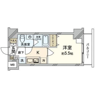 東京都足立区日乃出町 賃貸マンション 1K