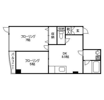 東京都荒川区東日暮里６丁目 賃貸マンション 2DK