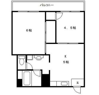 東京都荒川区荒川１丁目 賃貸マンション 2K