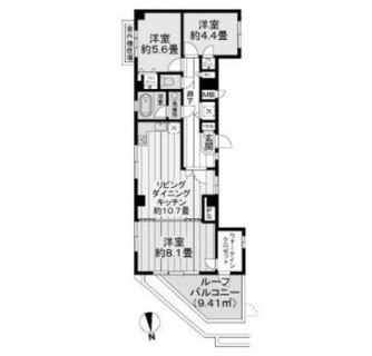 東京都荒川区東日暮里６丁目 賃貸マンション 3LDK