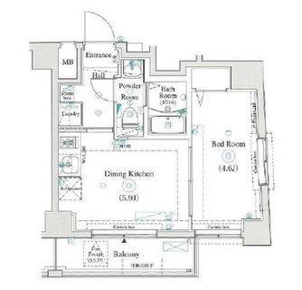 東京都足立区中川４丁目 賃貸マンション 1DK