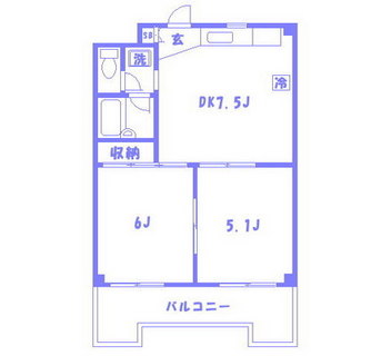 東京都荒川区南千住５丁目 賃貸マンション 2DK